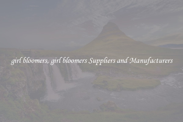girl bloomers, girl bloomers Suppliers and Manufacturers