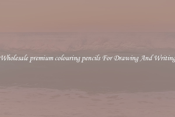 Wholesale premium colouring pencils For Drawing And Writing