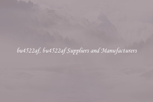 bu4522af, bu4522af Suppliers and Manufacturers