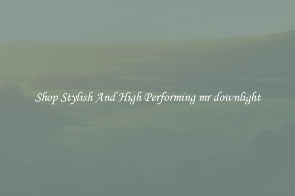 Shop Stylish And High Performing mr downlight