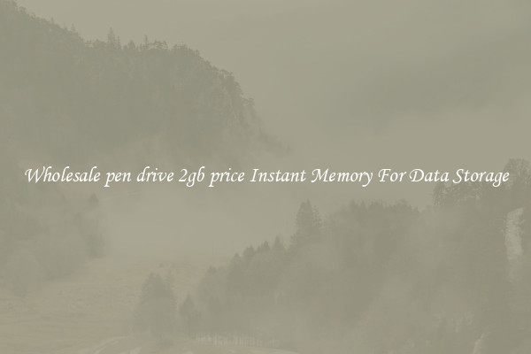 Wholesale pen drive 2gb price Instant Memory For Data Storage